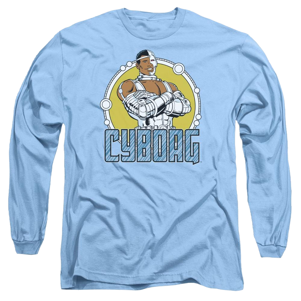 DC Comics Cyborg - Men's Long Sleeve T-Shirt Men's Long Sleeve T-Shirt DC Comics