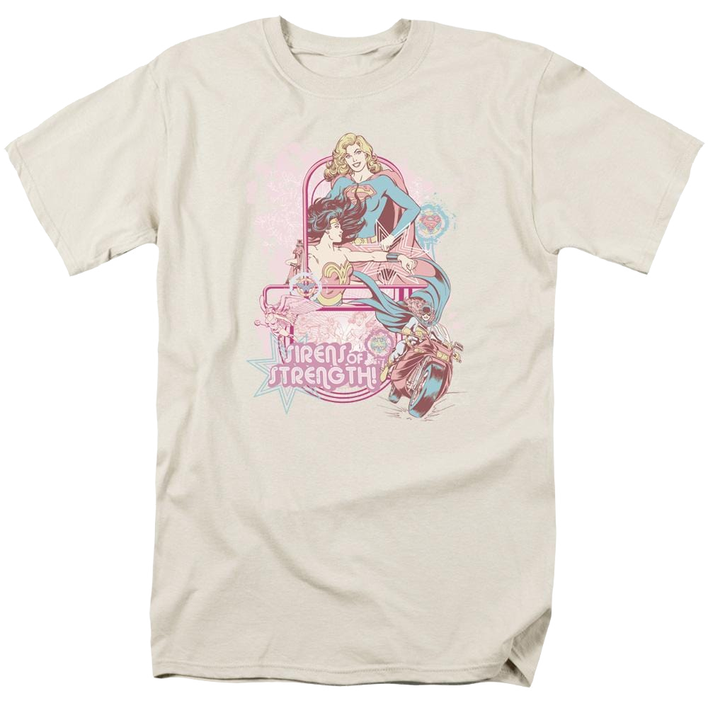 DC Comics Sirens Of Strength - Men's Regular Fit T-Shirt Men's Regular Fit T-Shirt Justice League