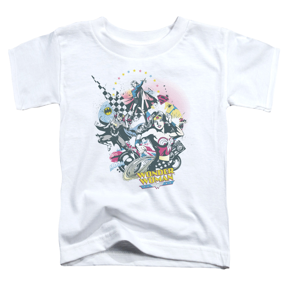 Justice League Power Trio - Kid's T-Shirt Kid's T-Shirt (Ages 4-7) Justice League