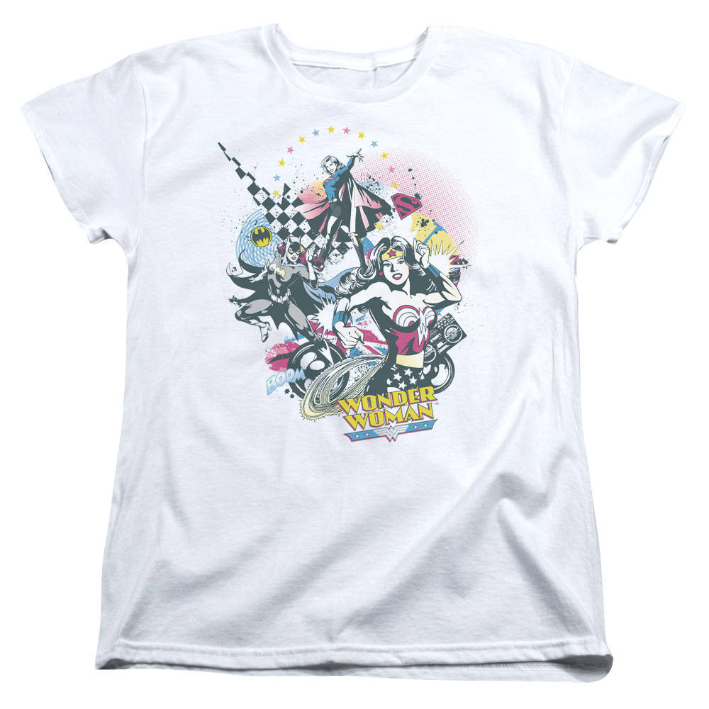 Justice League Power Trio - Women's T-Shirt Women's T-Shirt Justice League