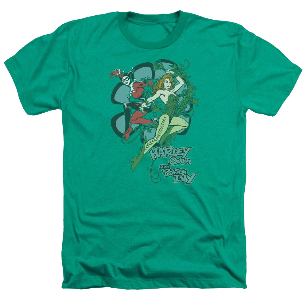 DC Comics Harley And Ivy - Men's Heather T-Shirt Men's Heather T-Shirt Harley Quinn