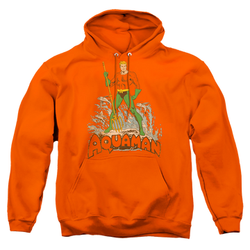 Aquaman Aquaman Distressed - Pullover Hoodie Pullover Hoodie Aquaman