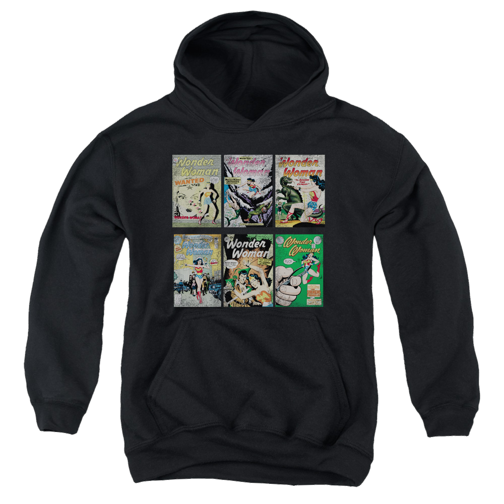 Wonder Woman Ww Covers - Youth Hoodie Youth Hoodie (Ages 8-12) Wonder Woman