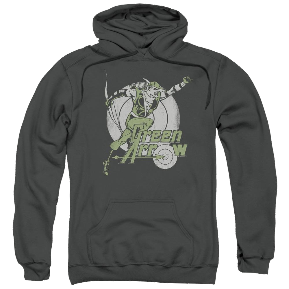 DC Comics Right On Target - Pullover Hoodie Pullover Hoodie Green Arrow