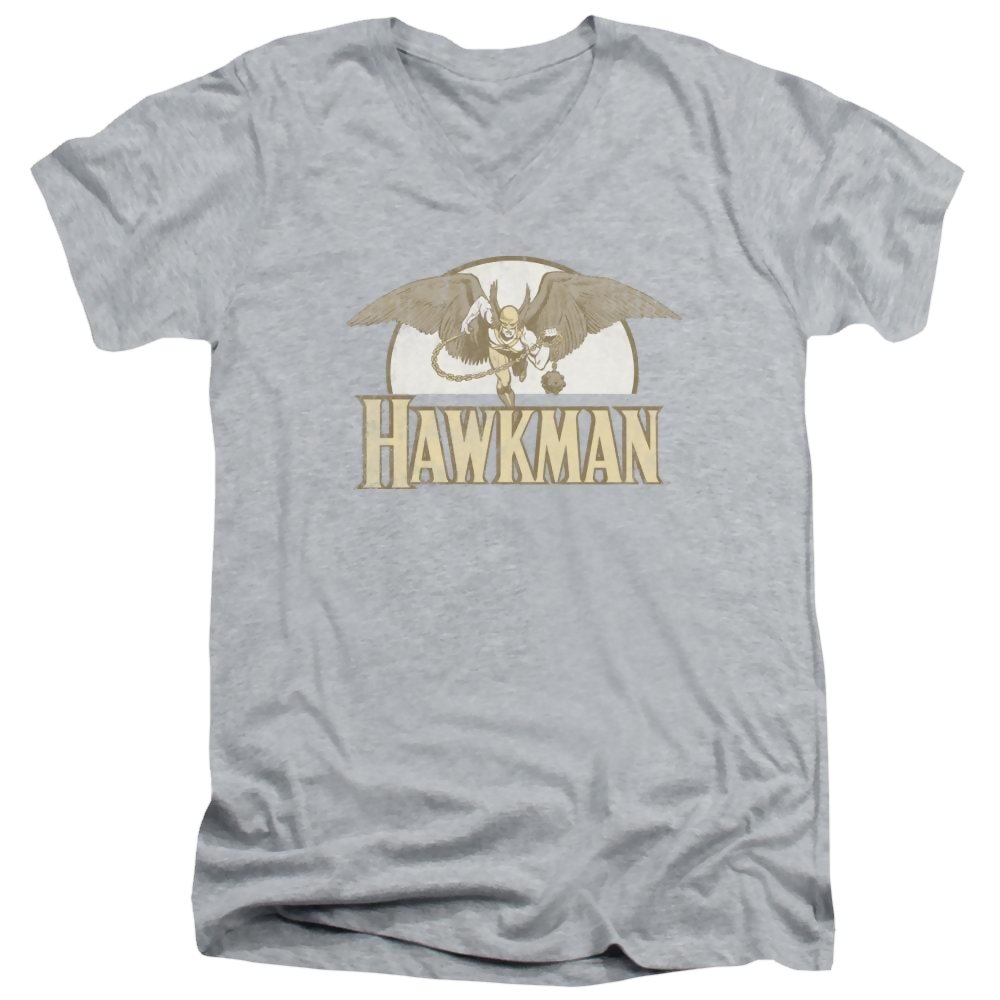 DC Comics Fly By - Men's V-Neck T-Shirt Men's V-Neck T-Shirt Hawkman