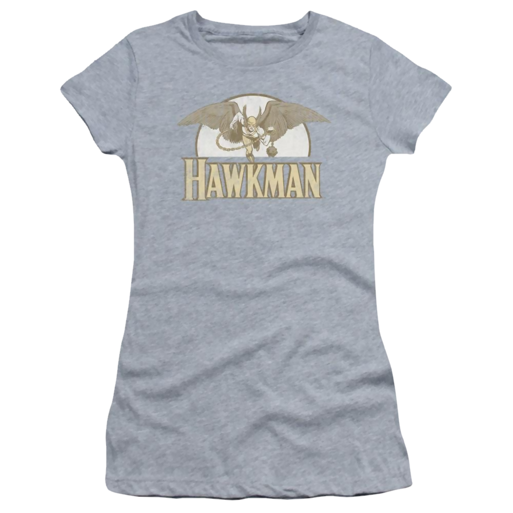 DC Comics Fly By - Juniors T-Shirt Juniors T-Shirt Hawkman