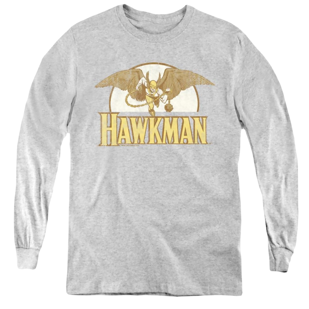 Hawkman Fly By - Youth Long Sleeve T-Shirt Youth Long Sleeve T-Shirt Hawkman
