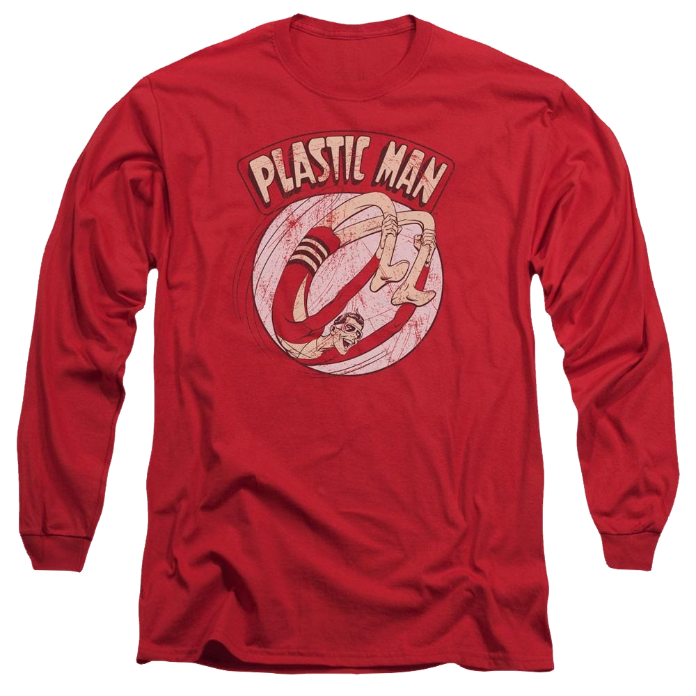 DC Comics Bounce - Men's Long Sleeve T-Shirt Men's Long Sleeve T-Shirt Plastic Man