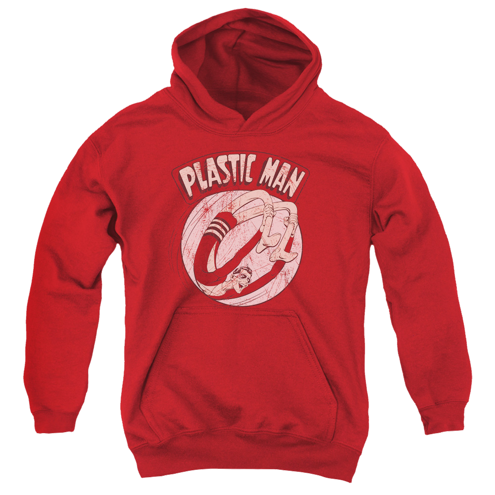 Plastic Man Bounce - Youth Hoodie Youth Hoodie (Ages 8-12) Plastic Man
