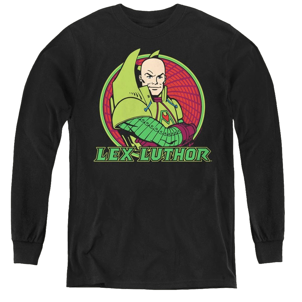 More Dc Characters Lex Luthor - Youth Long Sleeve T-Shirt Youth Long Sleeve T-Shirt DC Comics