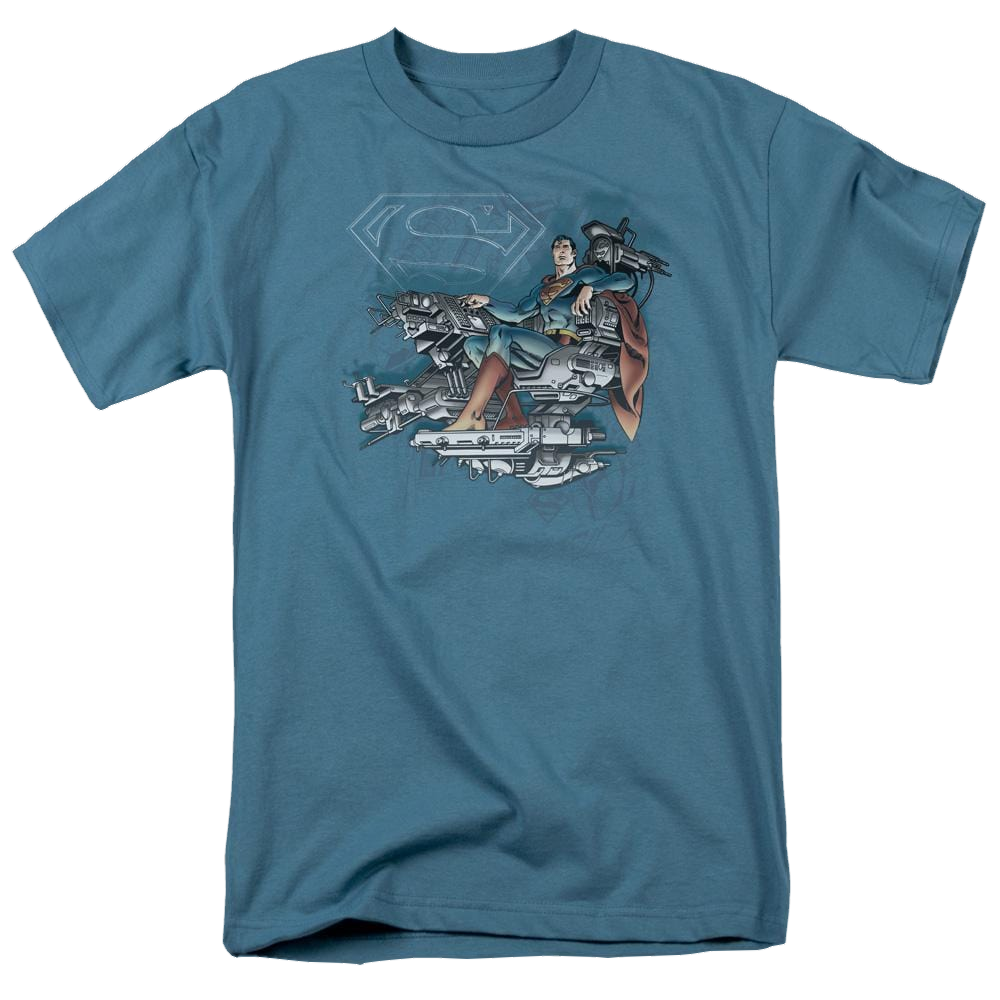 DC Comics Super Mind - Men's Regular Fit T-Shirt Men's Regular Fit T-Shirt Superman