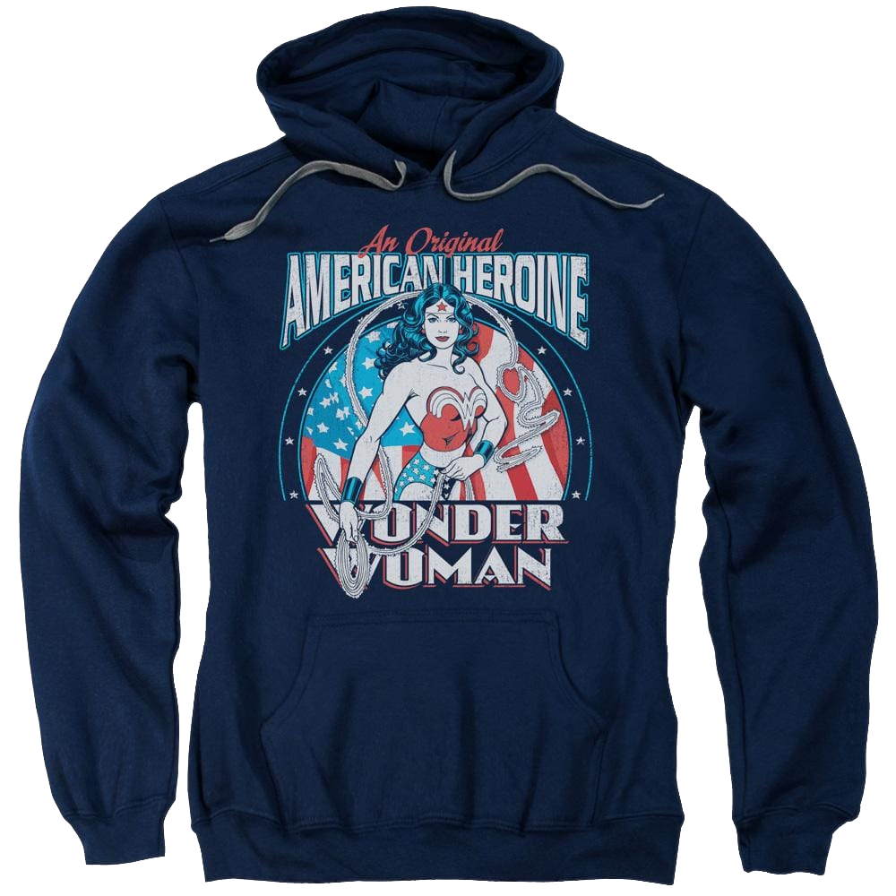 DC Comics American Heroine - Pullover Hoodie Pullover Hoodie Wonder Woman