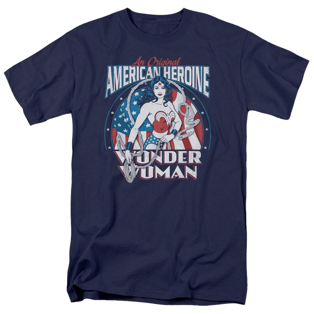 DC Comics American Heroine - Men's Regular Fit T-Shirt Men's Regular Fit T-Shirt Wonder Woman