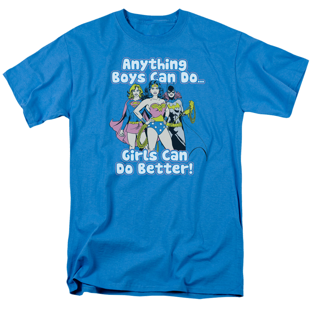 Justice League Girls Can Do It Better - Men's Regular Fit T-Shirt Men's Regular Fit T-Shirt Justice League