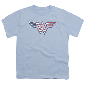Wonder Woman Red,White & Blue - Youth T-Shirt Youth T-Shirt (Ages 8-12) Wonder Woman