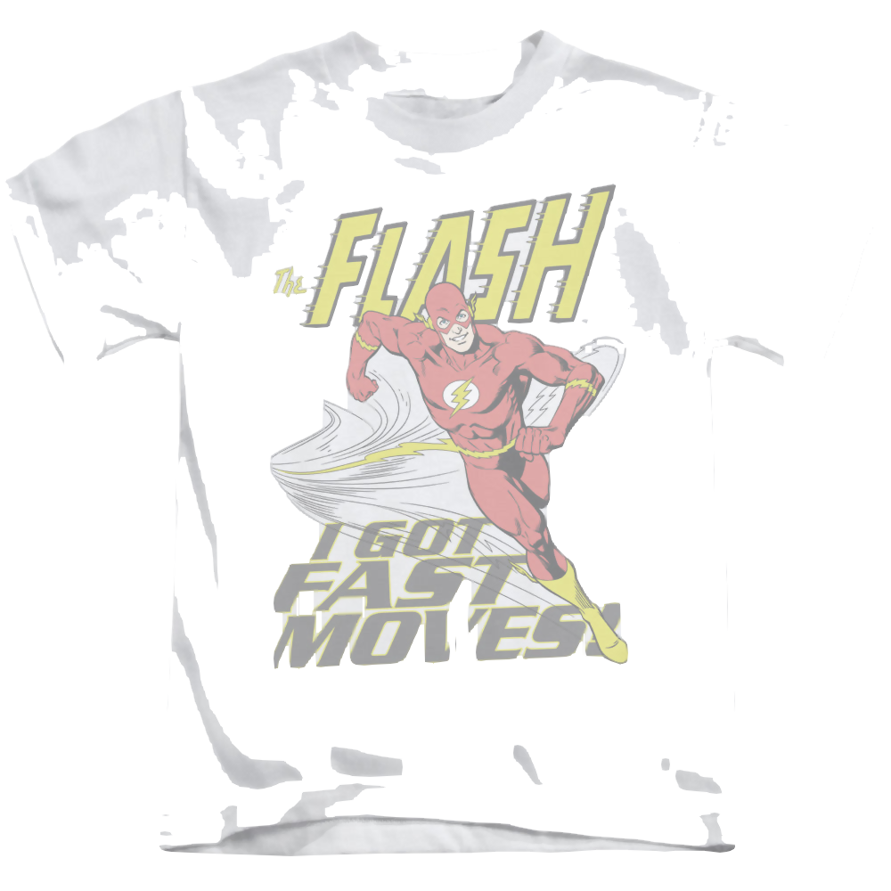Flash, The Fast Moves - Kid's T-Shirt Kid's T-Shirt (Ages 4-7) The Flash