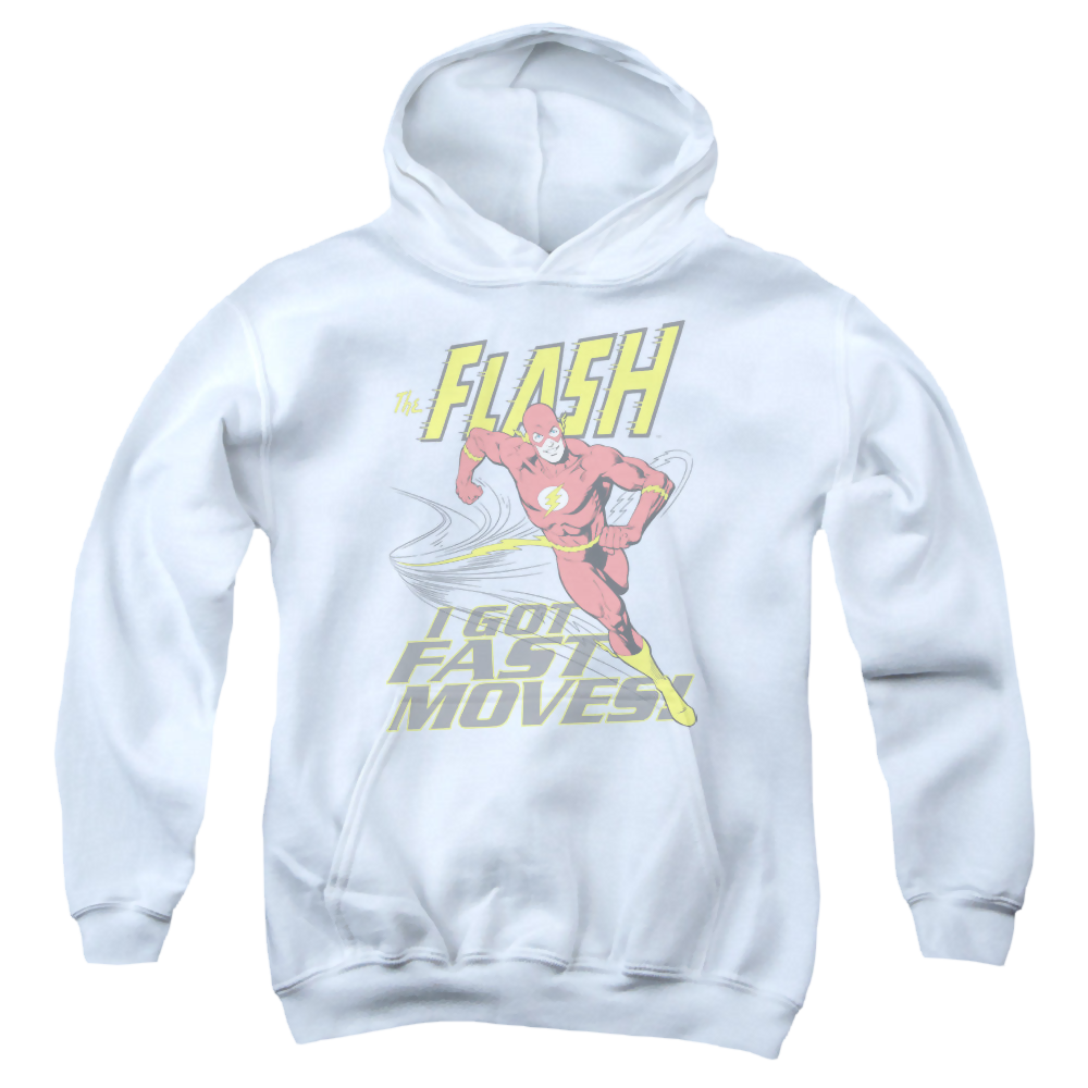 Flash, The Fast Moves - Youth Hoodie Youth Hoodie (Ages 8-12) The Flash