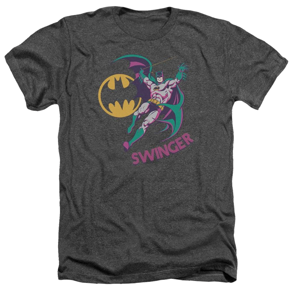 DC Comics Swinger - Men's Heather T-Shirt Men's Heather T-Shirt Batman