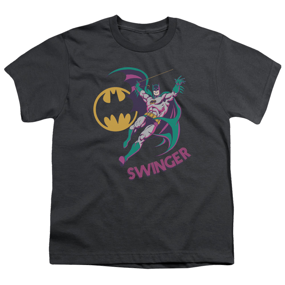 DC Batman Swinger - Youth T-Shirt Youth T-Shirt (Ages 8-12) Batman