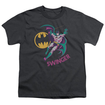 DC Batman Swinger - Youth T-Shirt Youth T-Shirt (Ages 8-12) Batman