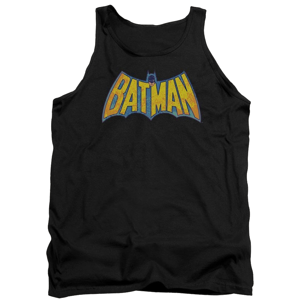 DC Comics Batman Neon Distress Logo Men's Tank Men's Tank Batman