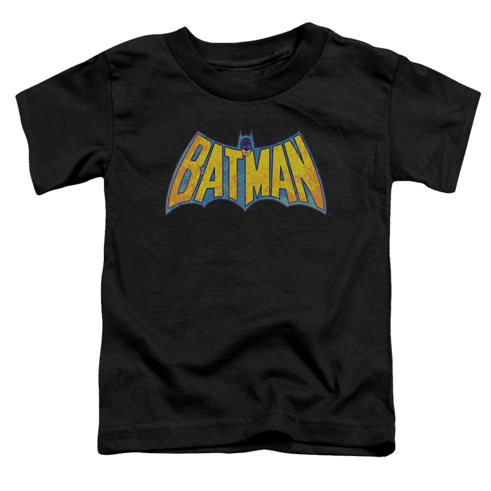 DC Batman Batman Neon Distress Logo - Toddler T-Shirt Toddler T-Shirt Batman