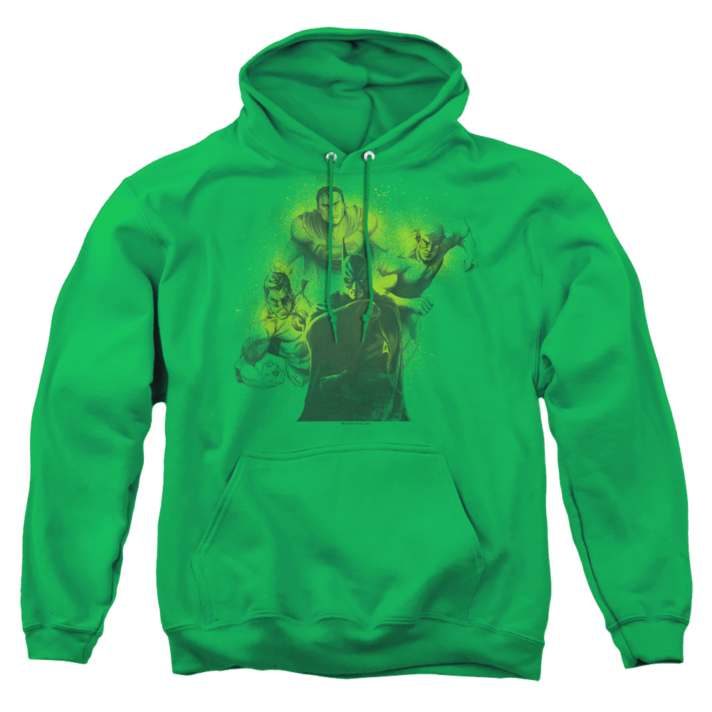 Justice League Spray Sketch League - Pullover Hoodie Pullover Hoodie Justice League