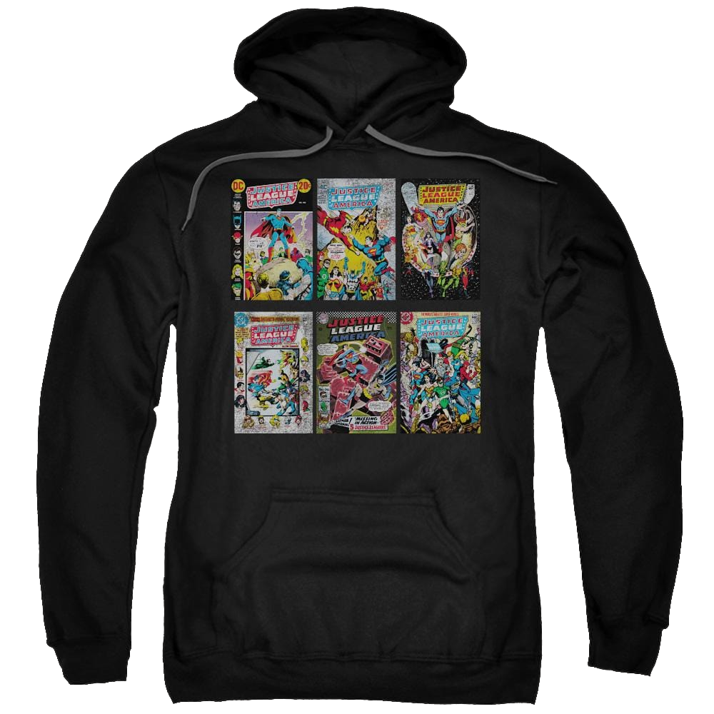 DC Comics Dco Covers - Pullover Hoodie Pullover Hoodie Justice League