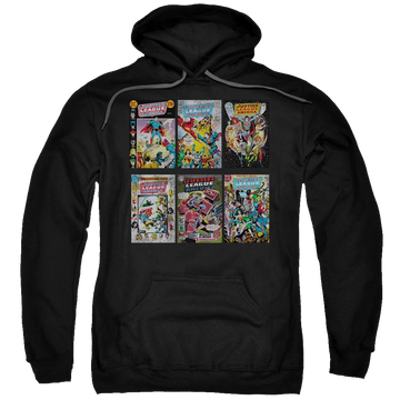DC Comics Dco Covers - Pullover Hoodie Pullover Hoodie Justice League