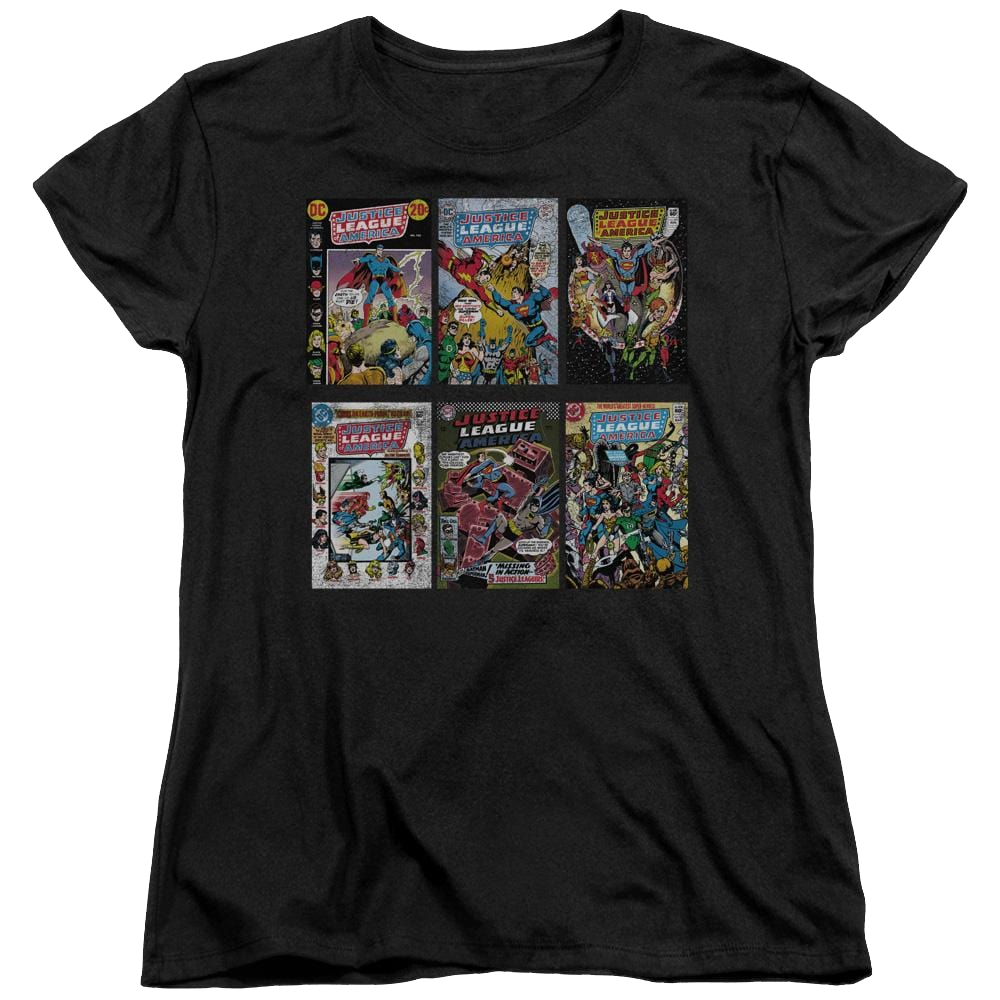 DC Comics Dco Covers - Women's T-Shirt Women's T-Shirt Justice League