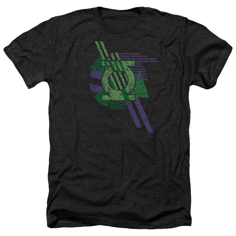 DC Comics Lantern Shapes - Men's Heather T-Shirt Men's Heather T-Shirt Green Lantern