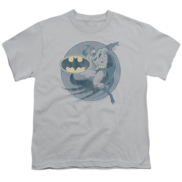 DC Batman Retro Batman Iron On - Youth T-Shirt Youth T-Shirt (Ages 8-12) Batman