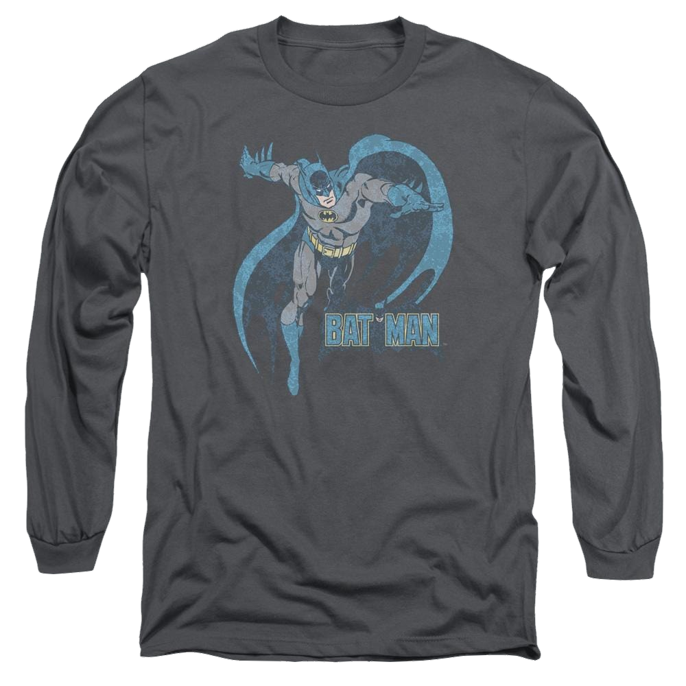 DC Comics Desaturated Batman - Men's Long Sleeve T-Shirt Men's Long Sleeve T-Shirt Batman
