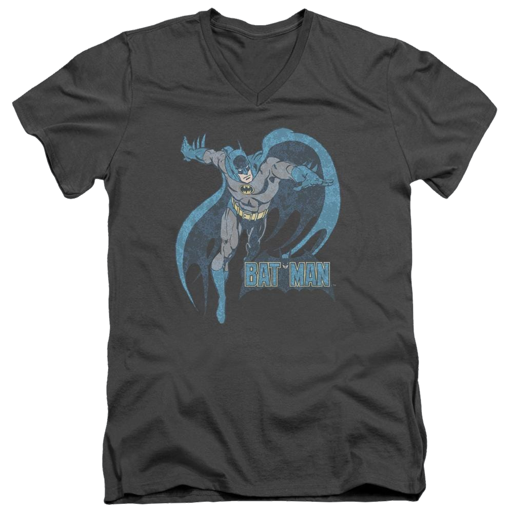 DC Comics Desaturated Batman - Men's V-Neck T-Shirt Men's V-Neck T-Shirt Batman