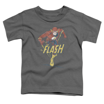 Charcoal toddler t-shirt with The Flash Desaturated Flash graphic