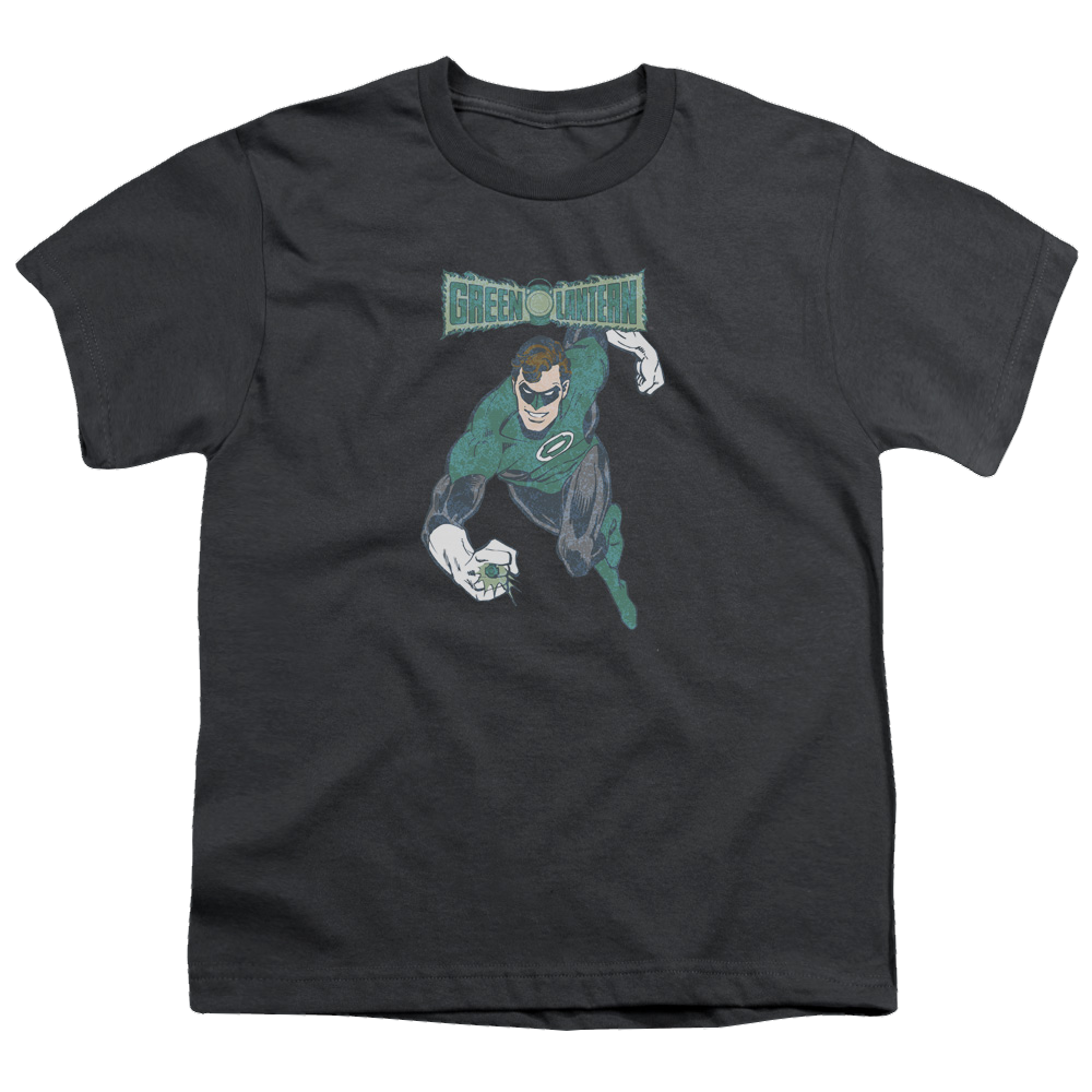 Green Lantern Desaturated Green Lantern - Youth T-Shirt Youth T-Shirt (Ages 8-12) Green Lantern