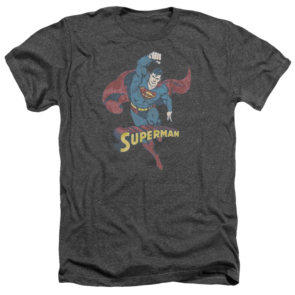 DC Comics Desaturated Superman - Men's Heather T-Shirt Men's Heather T-Shirt Superman