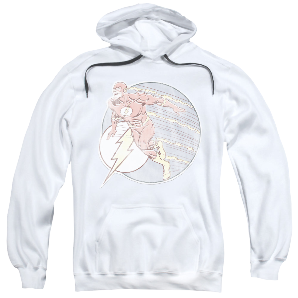 Flash, The Retro Flash Iron On - Pullover Hoodie Pullover Hoodie The Flash