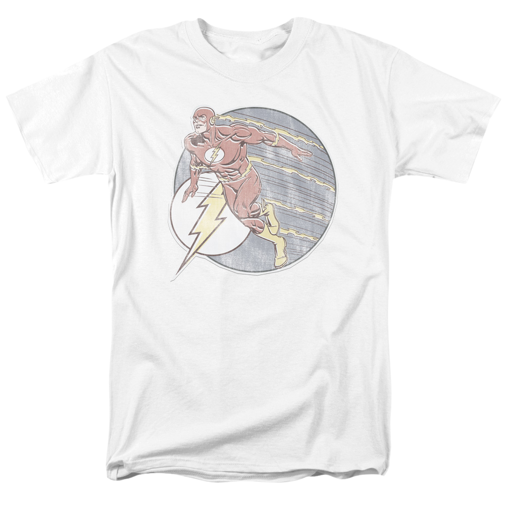 Flash, The Retro Flash Iron On - Men's Regular Fit T-Shirt Men's Regular Fit T-Shirt The Flash