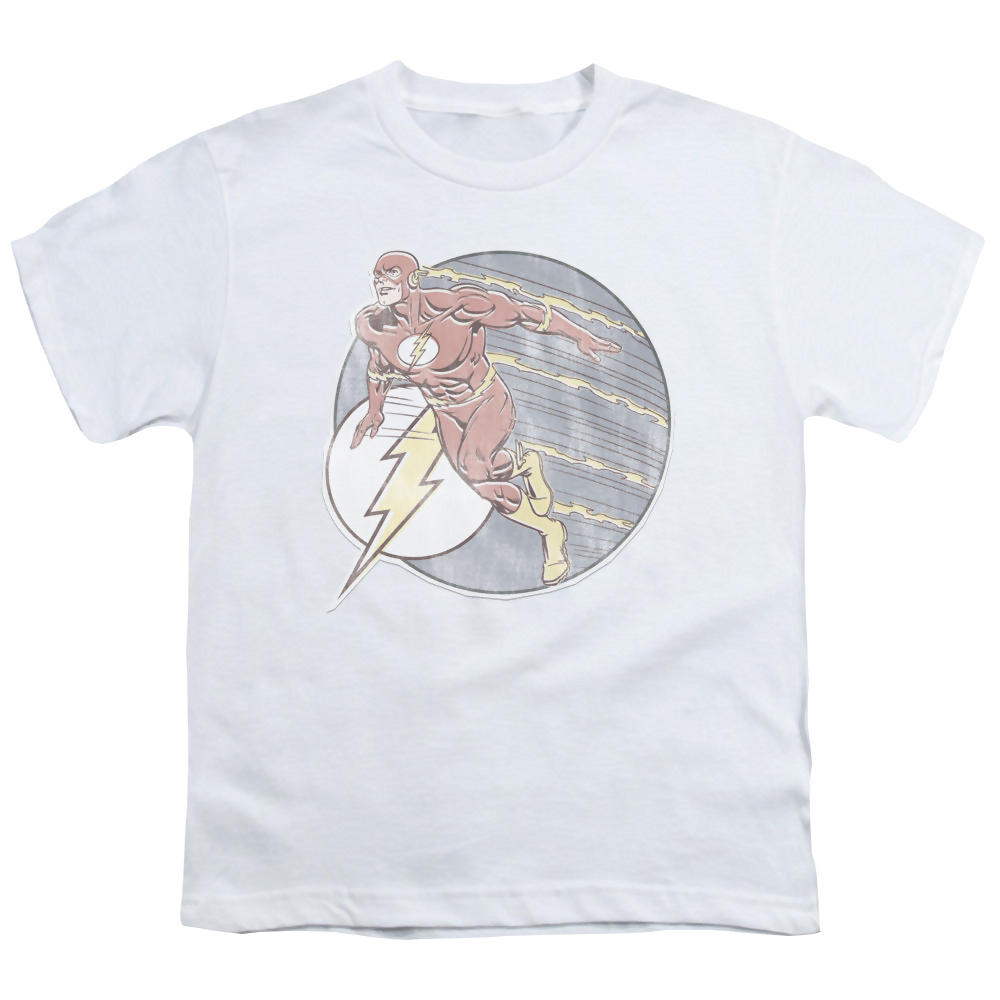 Flash, The Retro Flash Iron On - Youth T-Shirt Youth T-Shirt (Ages 8-12) The Flash