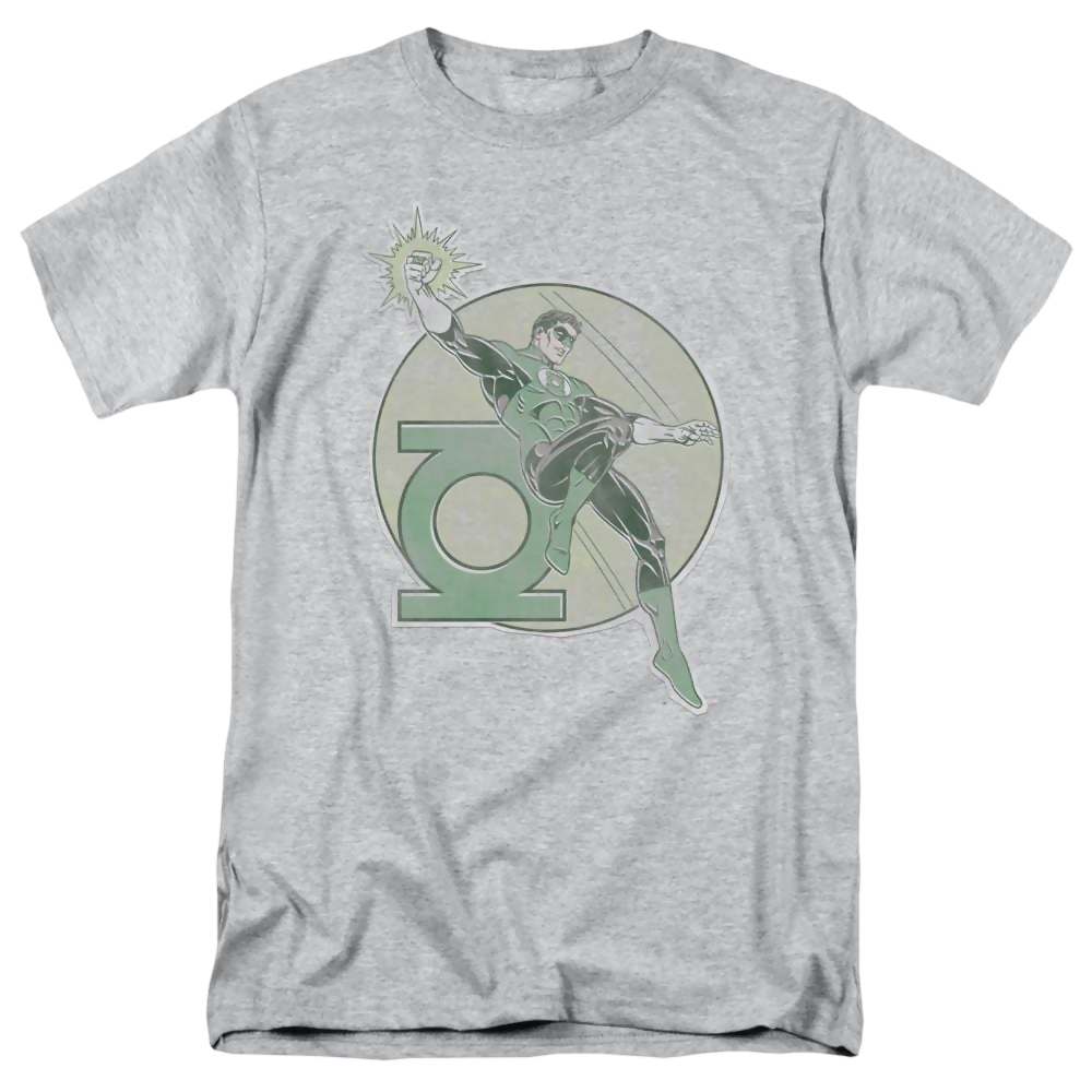 DC Comics Retro Lantern Iron On - Men's Regular Fit T-Shirt Men's Regular Fit T-Shirt Green Lantern