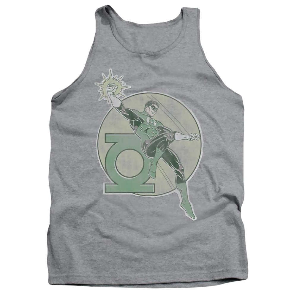 DC Comics Retro Lantern Iron On Men's Tank Men's Tank Green Lantern
