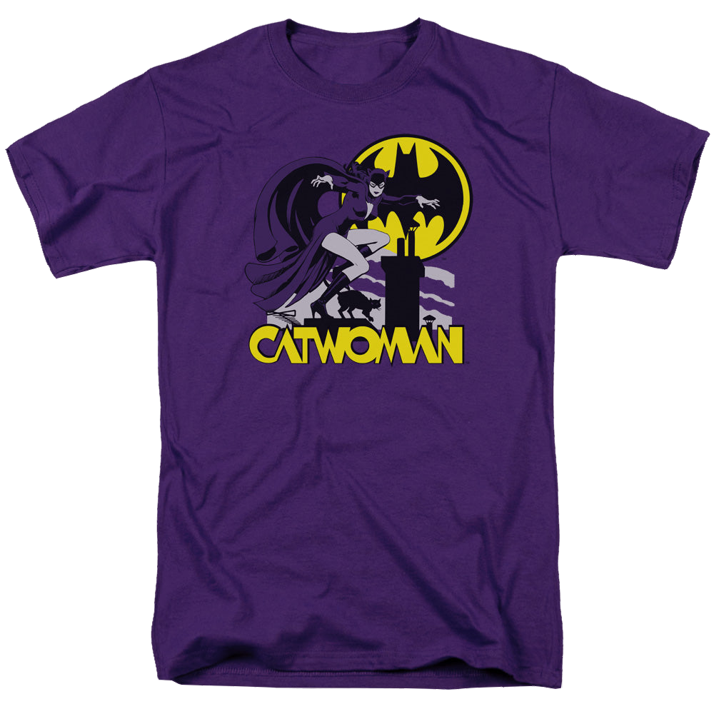 Catwoman Rooftop Cat - Men's Regular Fit T-Shirt Men's Regular Fit T-Shirt Catwoman