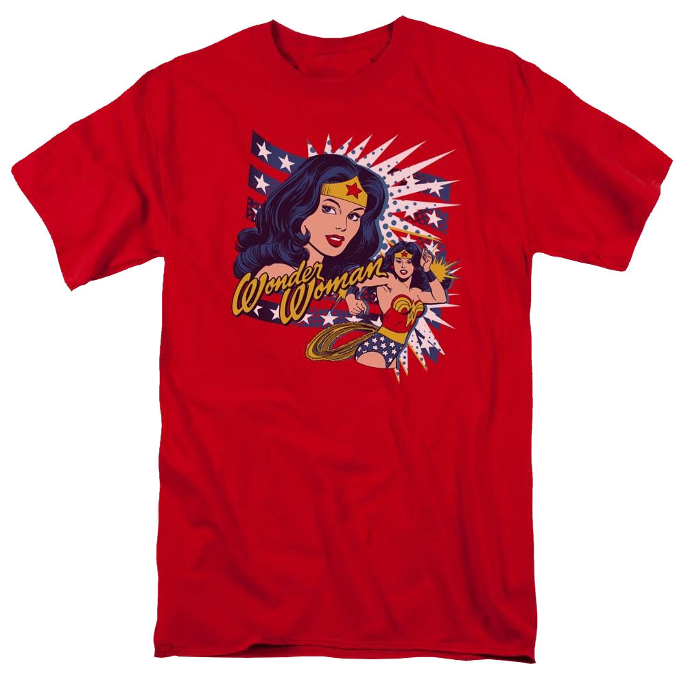 DC Comics Pop Art Wonder - Men's Regular Fit T-Shirt Men's Regular Fit T-Shirt Wonder Woman