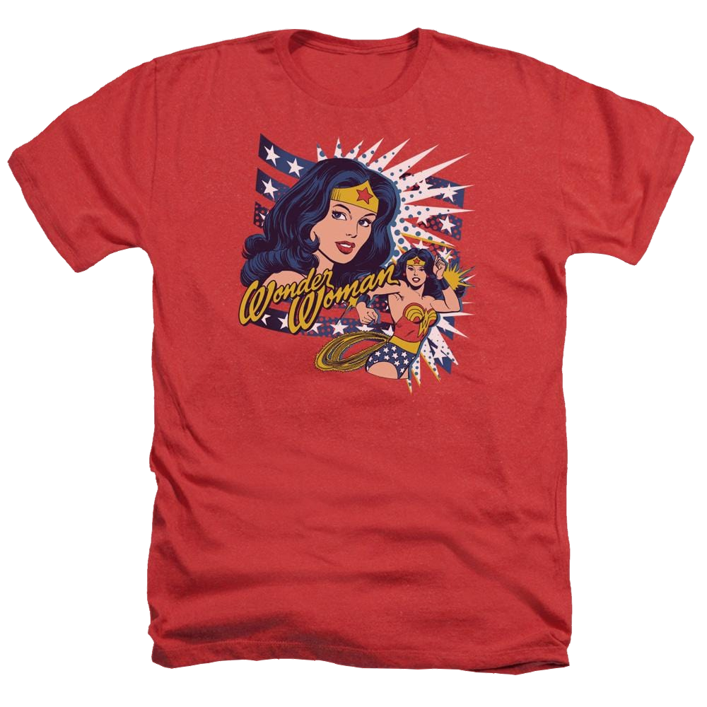 DC Comics Pop Art Wonder - Men's Heather T-Shirt Men's Heather T-Shirt Wonder Woman
