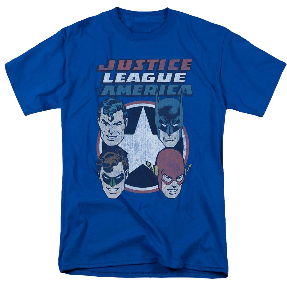 DC Comics 4 Stars - Men's Regular Fit T-Shirt Men's Regular Fit T-Shirt Justice League