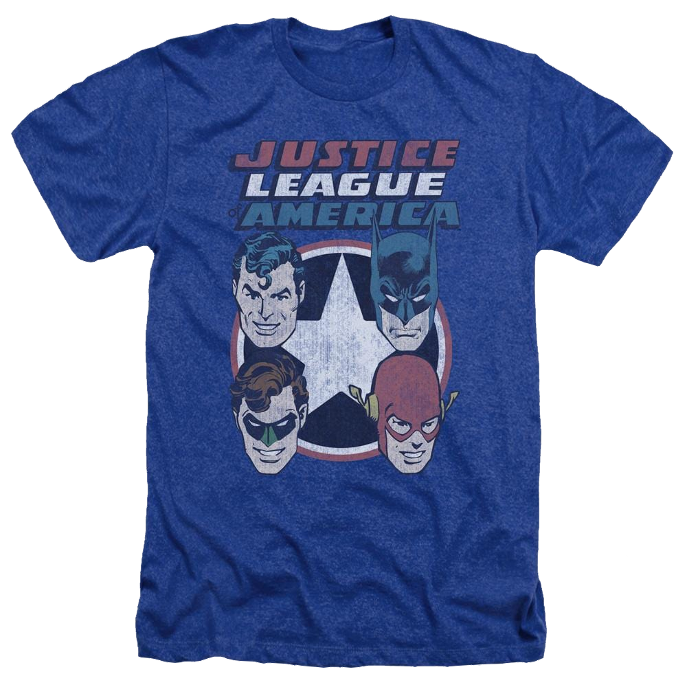 DC Comics 4 Stars - Men's Heather T-Shirt Men's Heather T-Shirt Justice League