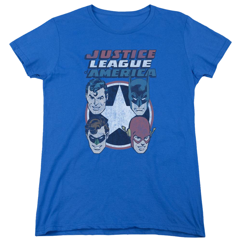 DC Comics 4 Stars - Women's T-Shirt Women's T-Shirt Justice League