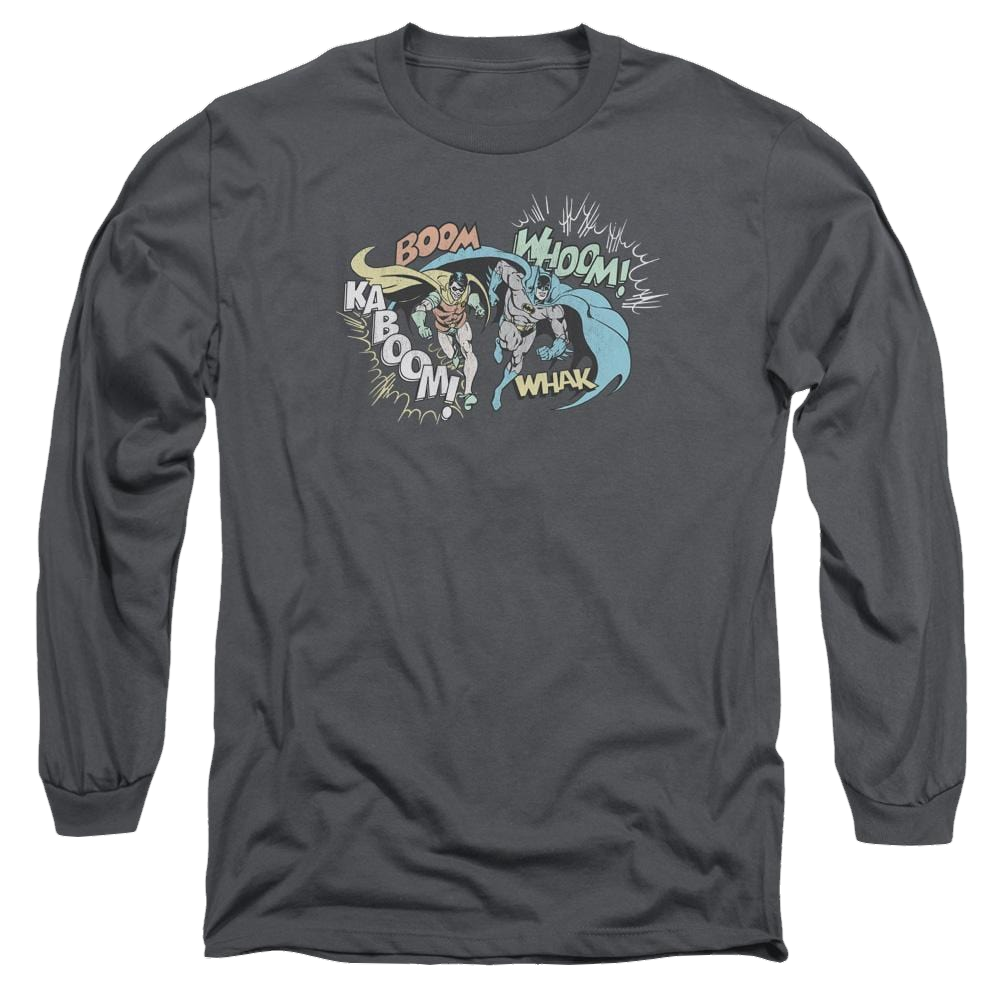 DC Comics Action Duo - Men's Long Sleeve T-Shirt Men's Long Sleeve T-Shirt Batman