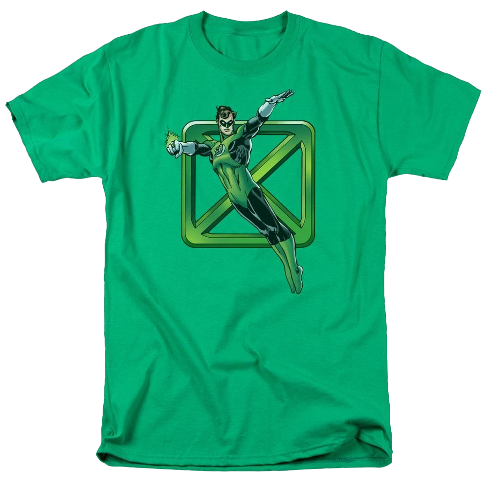 DC Comics Green Cross - Men's Regular Fit T-Shirt Men's Regular Fit T-Shirt Green Lantern